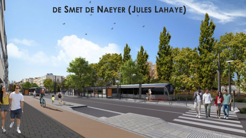 Chantier STIB Cimetière de Jette – phase 2